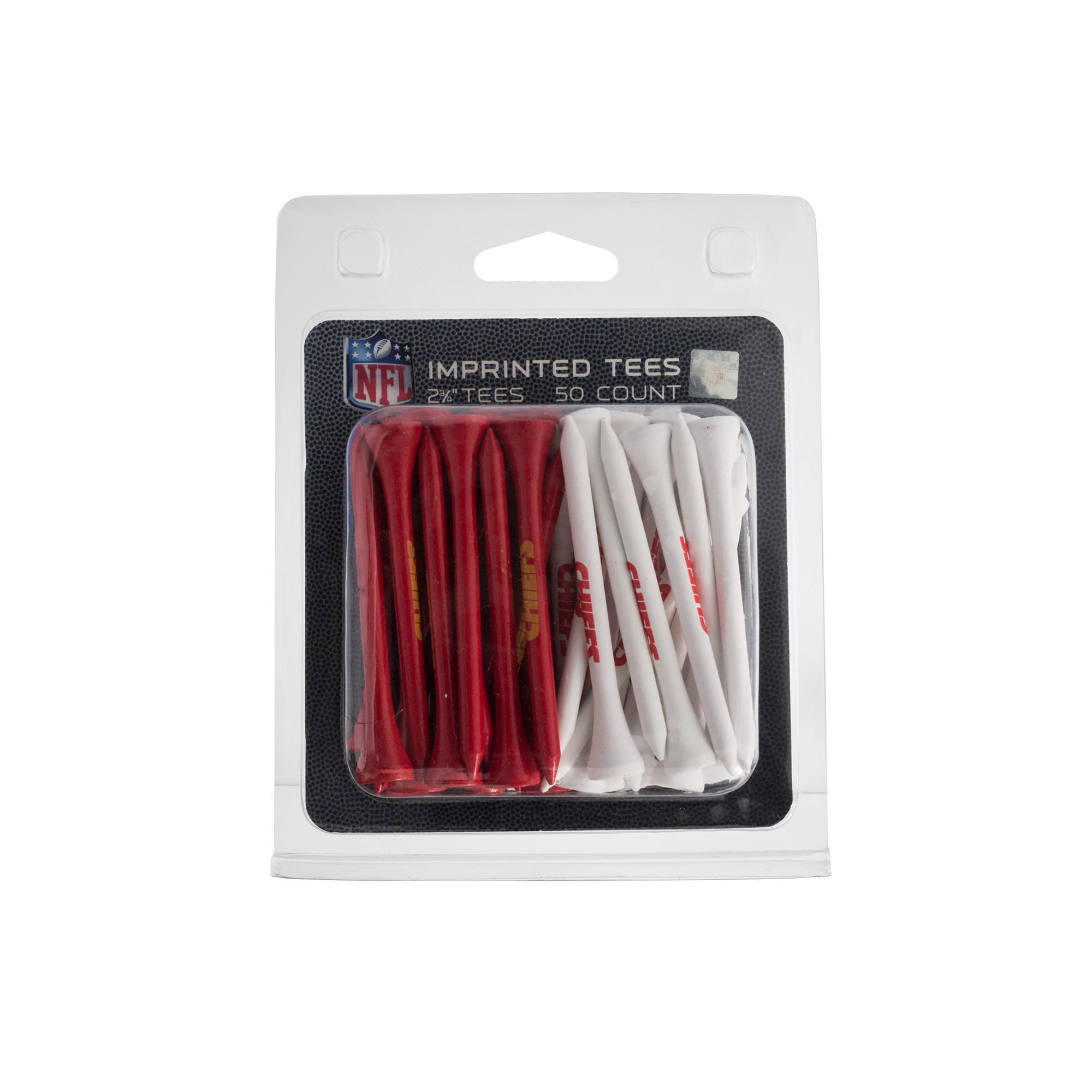 Kansas City Chiefs 50-Pack Golf Tee Set