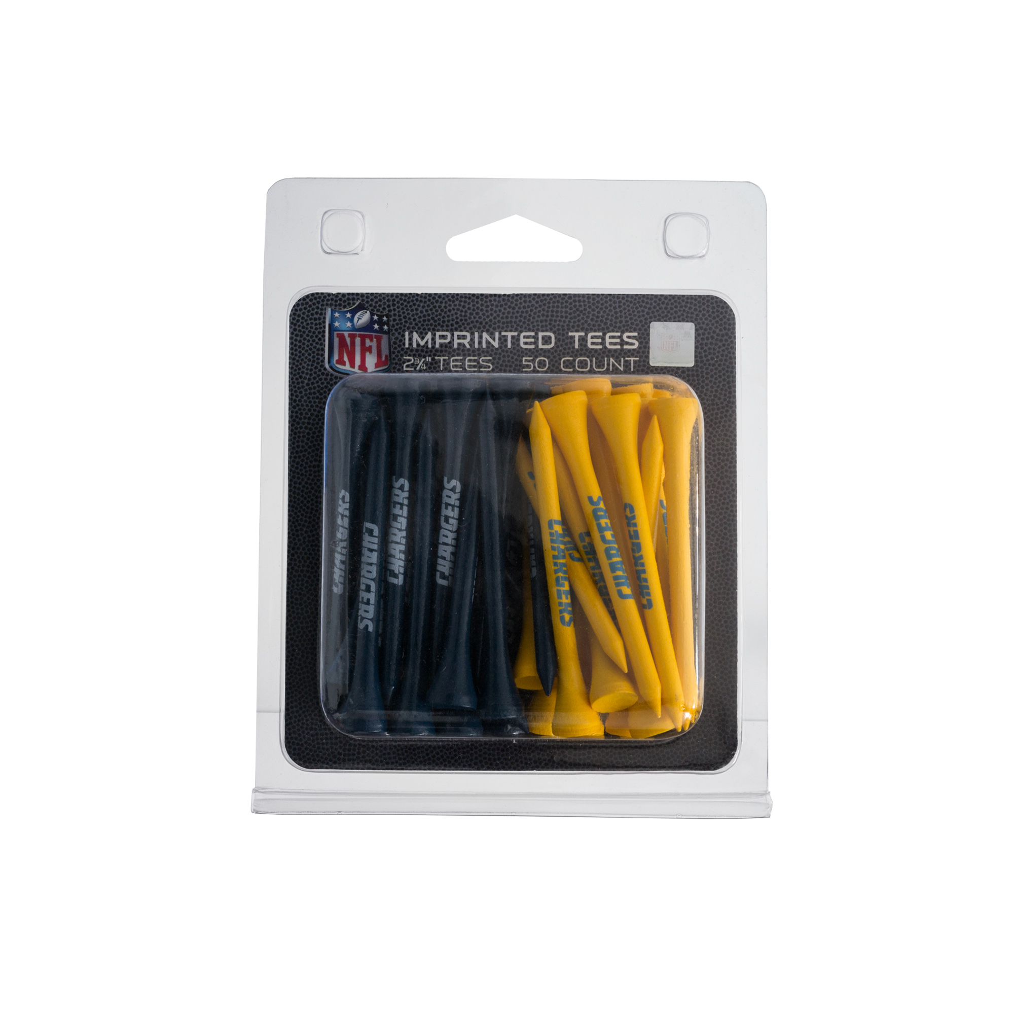 Los Angeles Chargers 50-Pack Golf Tee Set Los Angeles Chargers 50-Pack Golf Tee Set