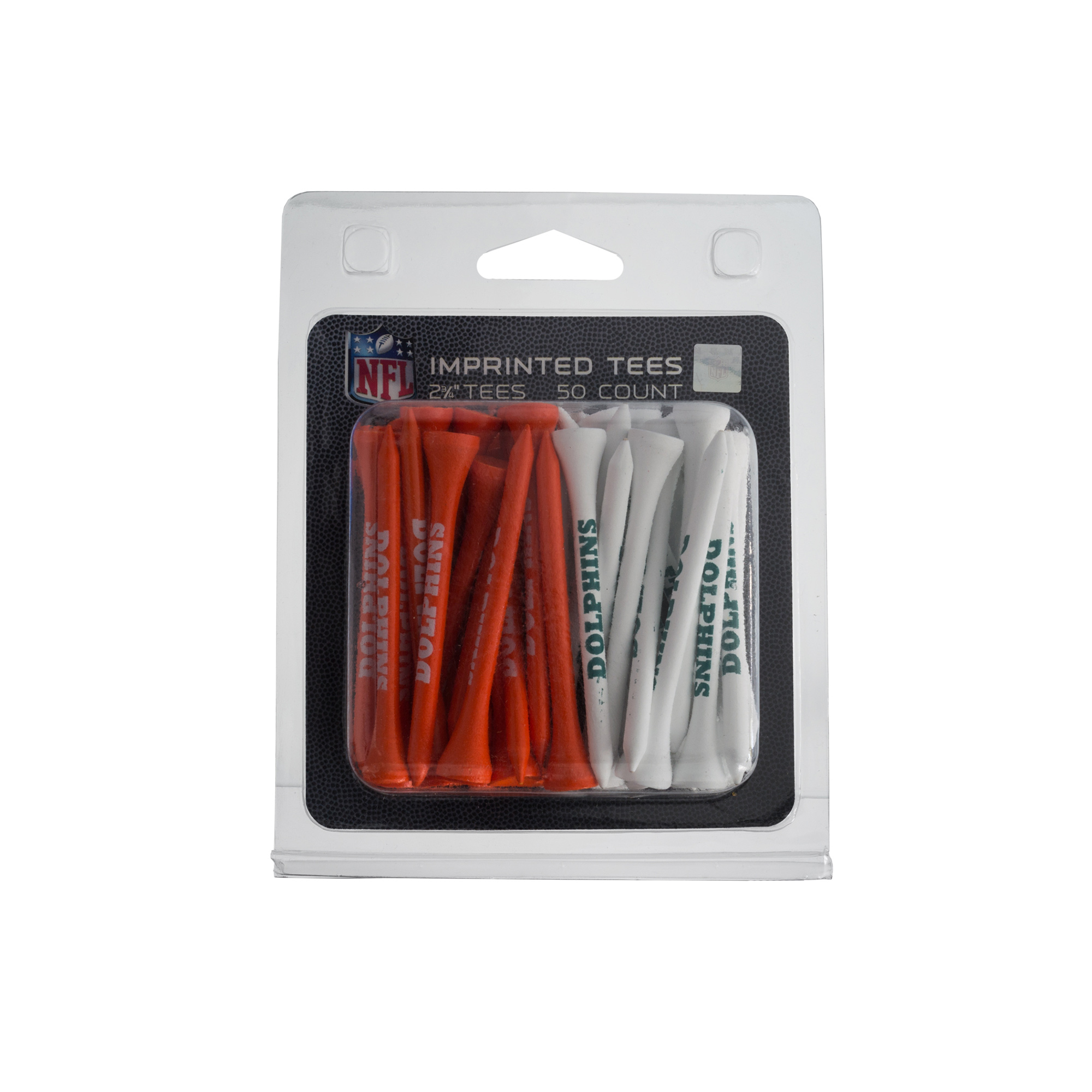 Miami Dolphins 50-Pack Golf Tee Set