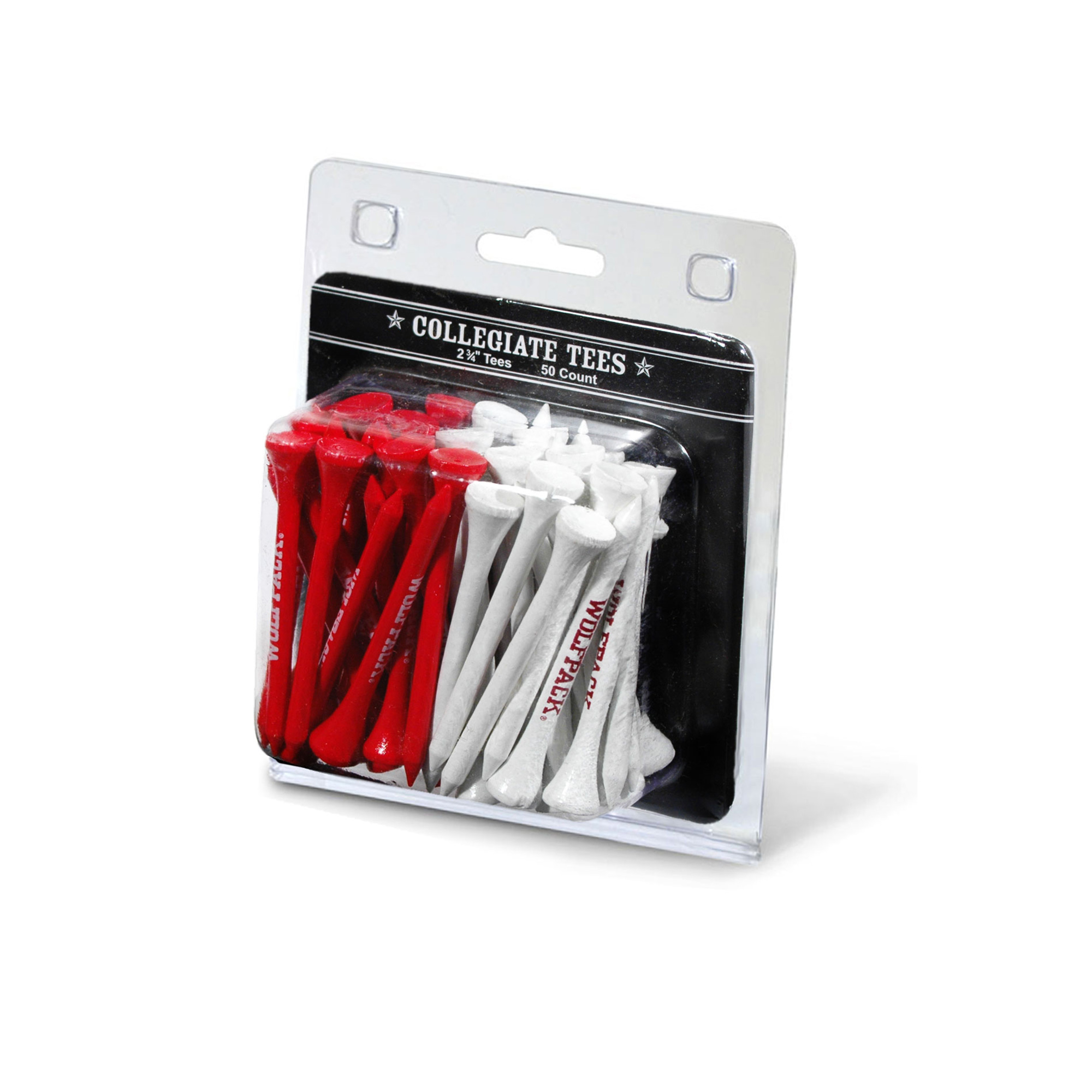 NC State Wolfpack 50-Pack Golf Tee Set