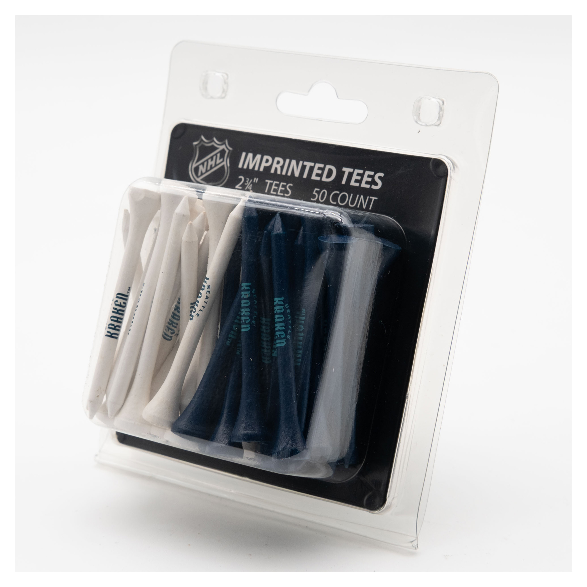 Seattle Kraken 50-Pack Golf Tee Set