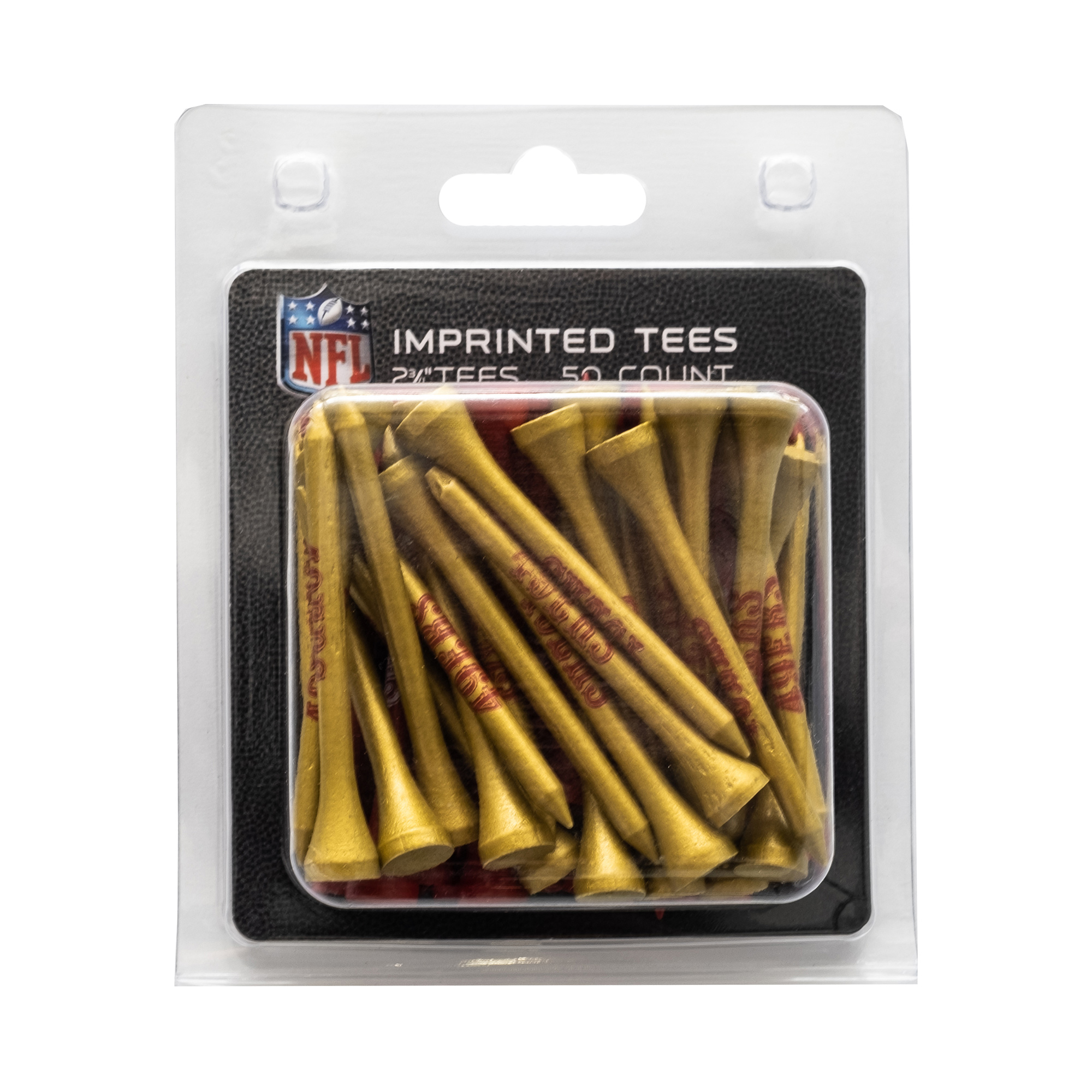 San Francisco 49ers 50-Pack Golf Tee Set