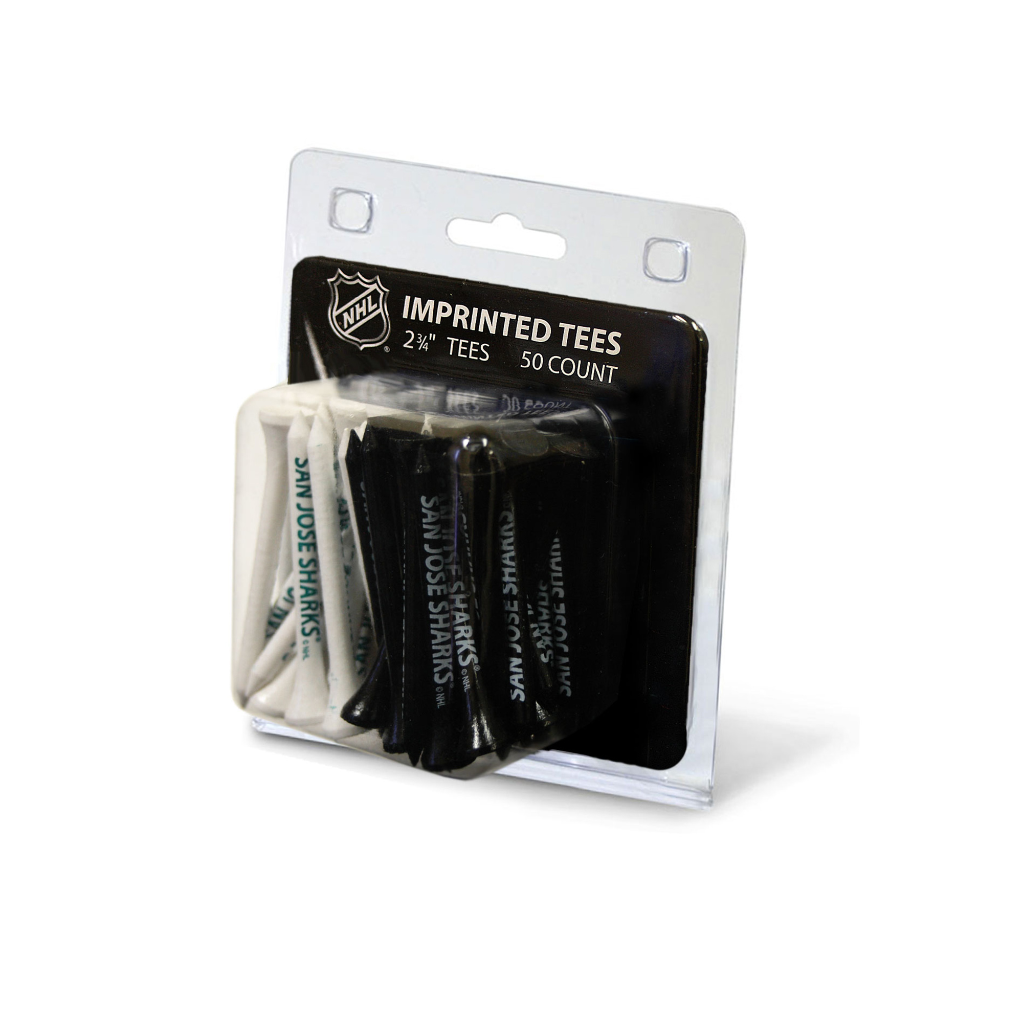 San Jose Sharks 50-Pack Golf Tee Set