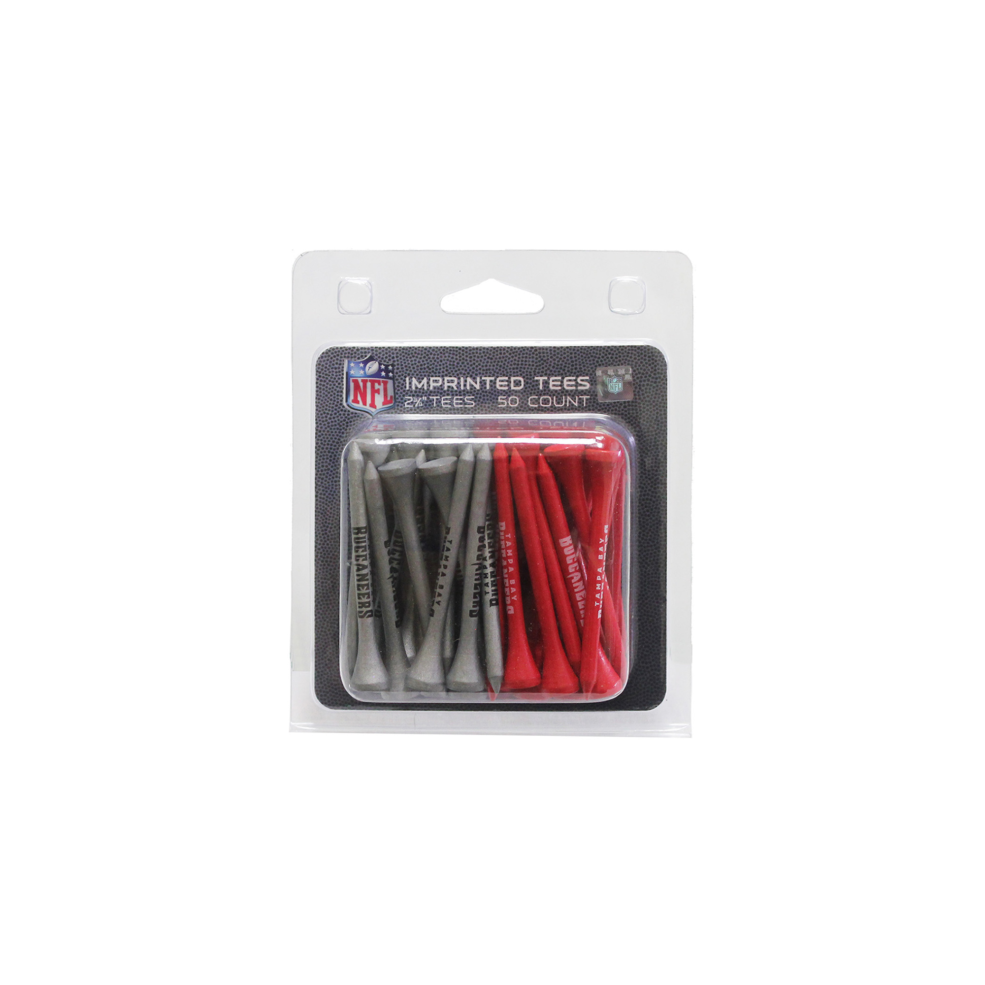 Tampa Bay Buccaneers 50-Pack Golf Tee Set