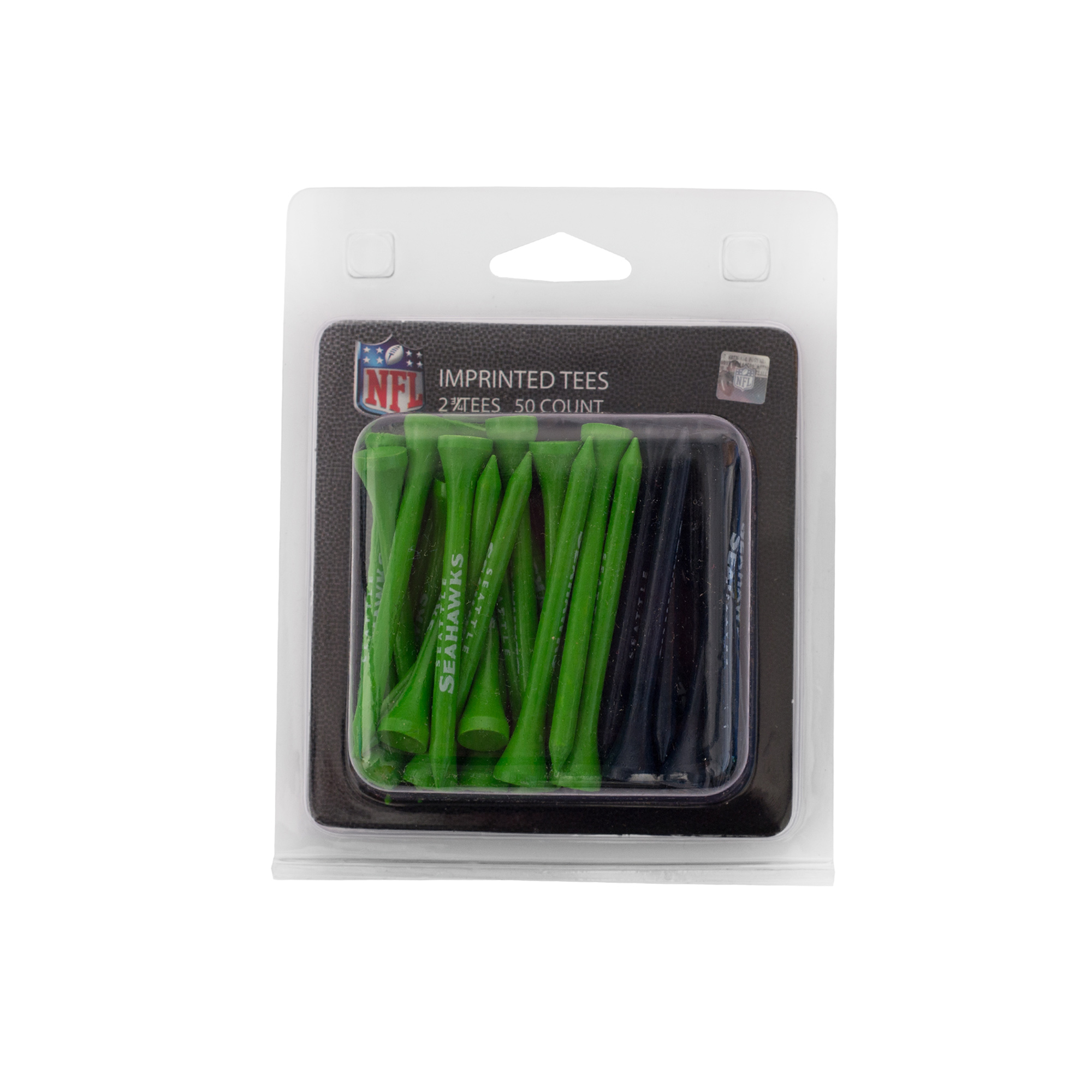 Seattle Seahawks 50-Pack Golf Tee Set