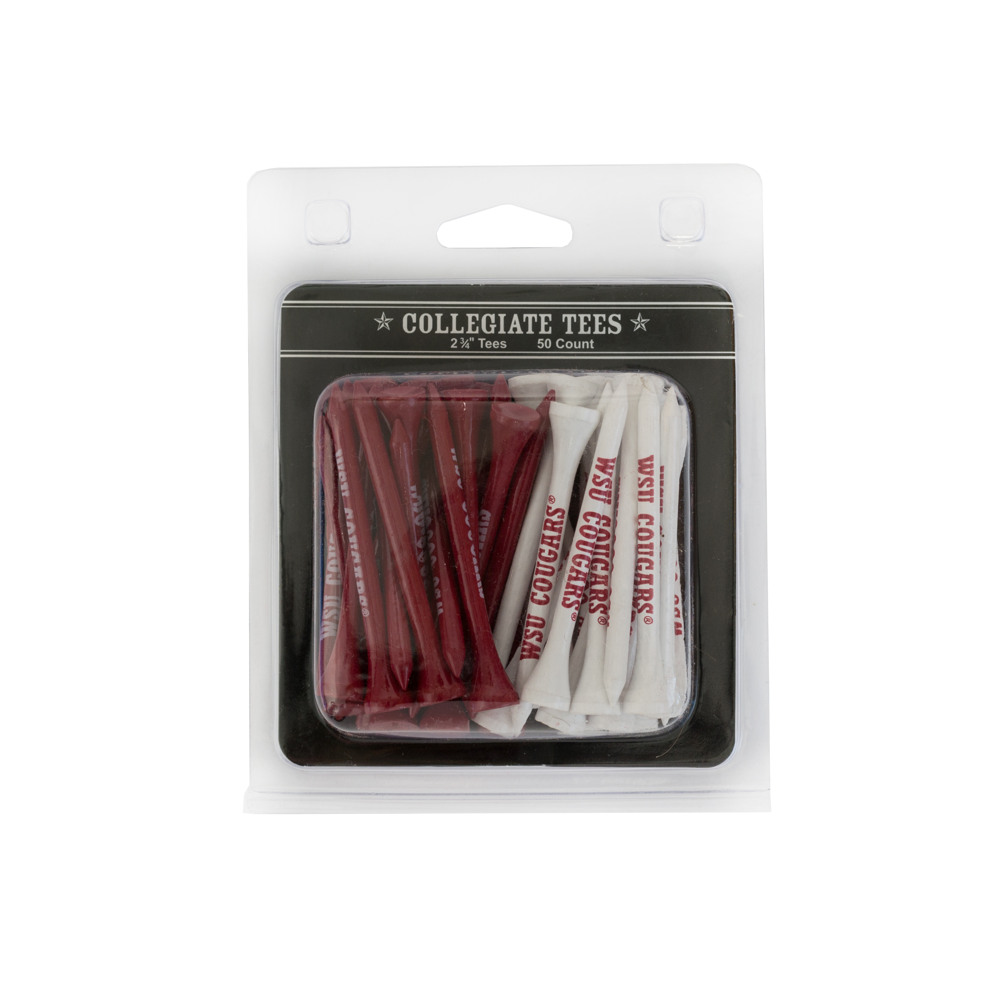 Washington State Cougars 50-Pack Golf Tee Set