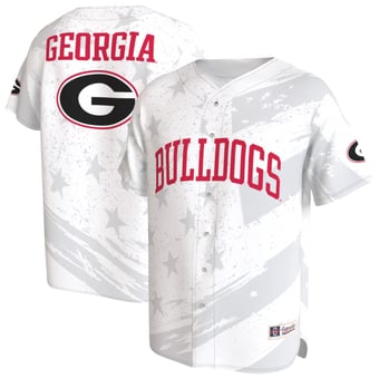 Youth GameDay Greats White Georgia Bulldogs Lightweight Collegiate Baseball Americana Fashion Jersey