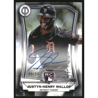 2025 Topps Tribute League Inauguration Autographs #LIAJM Justyn-Henry Malloy