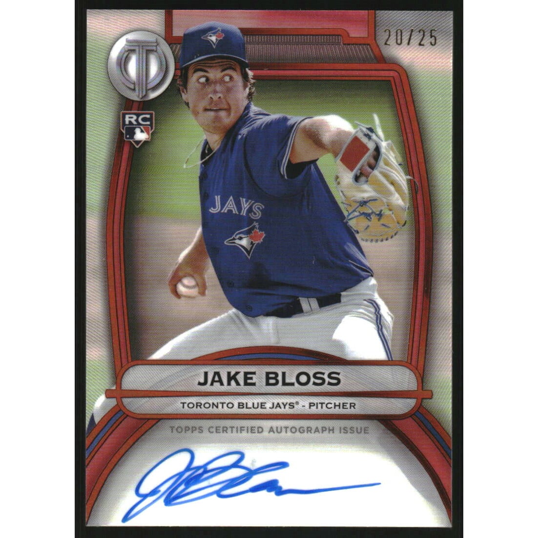 2025 Topps Tribute Autographs Orange #TAJB Jake Bloss