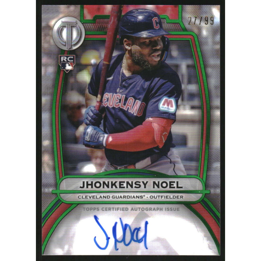 2025 Topps Tribute Autographs Green #TAJN Jhonkensy Noel