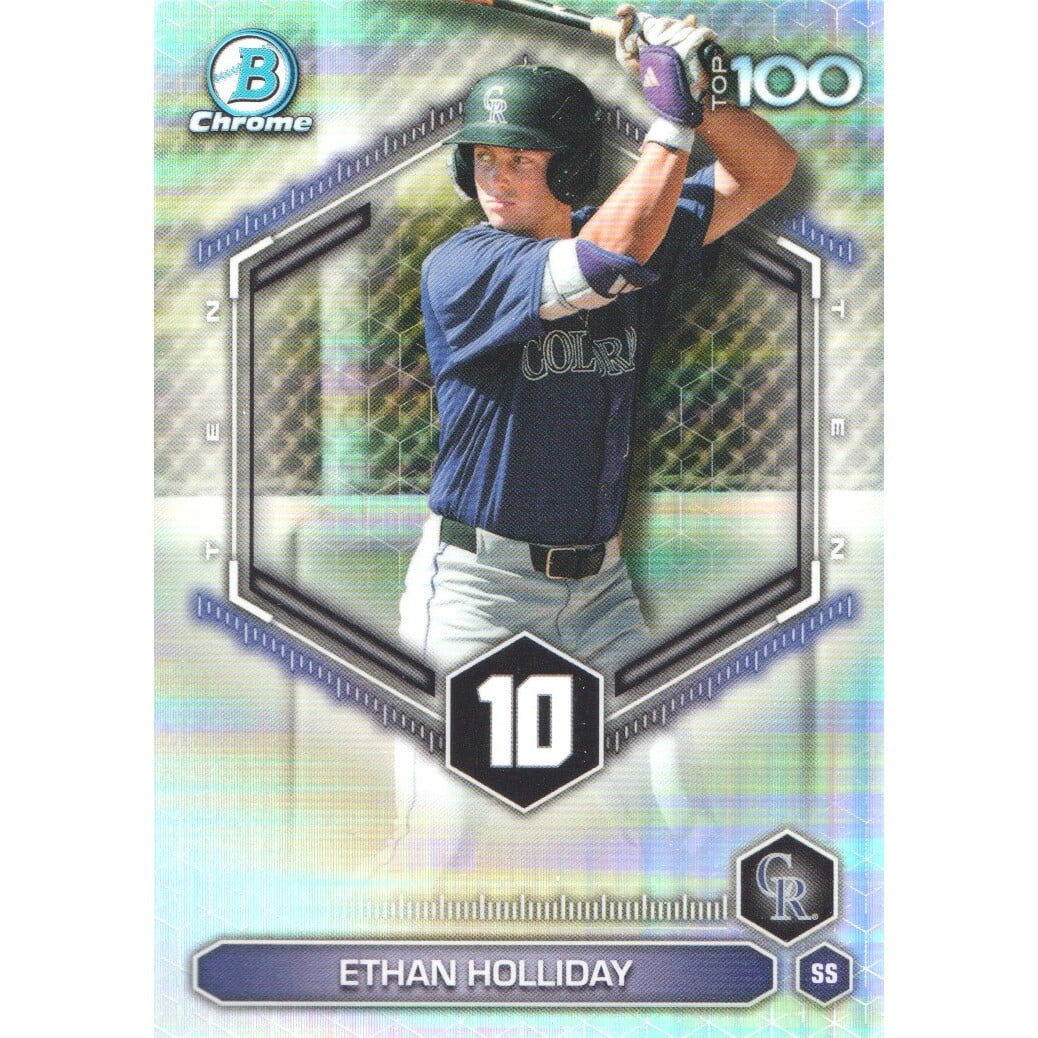 2026 Bowman Chrome Scouts Top 100 #BTP10 Ethan Holliday