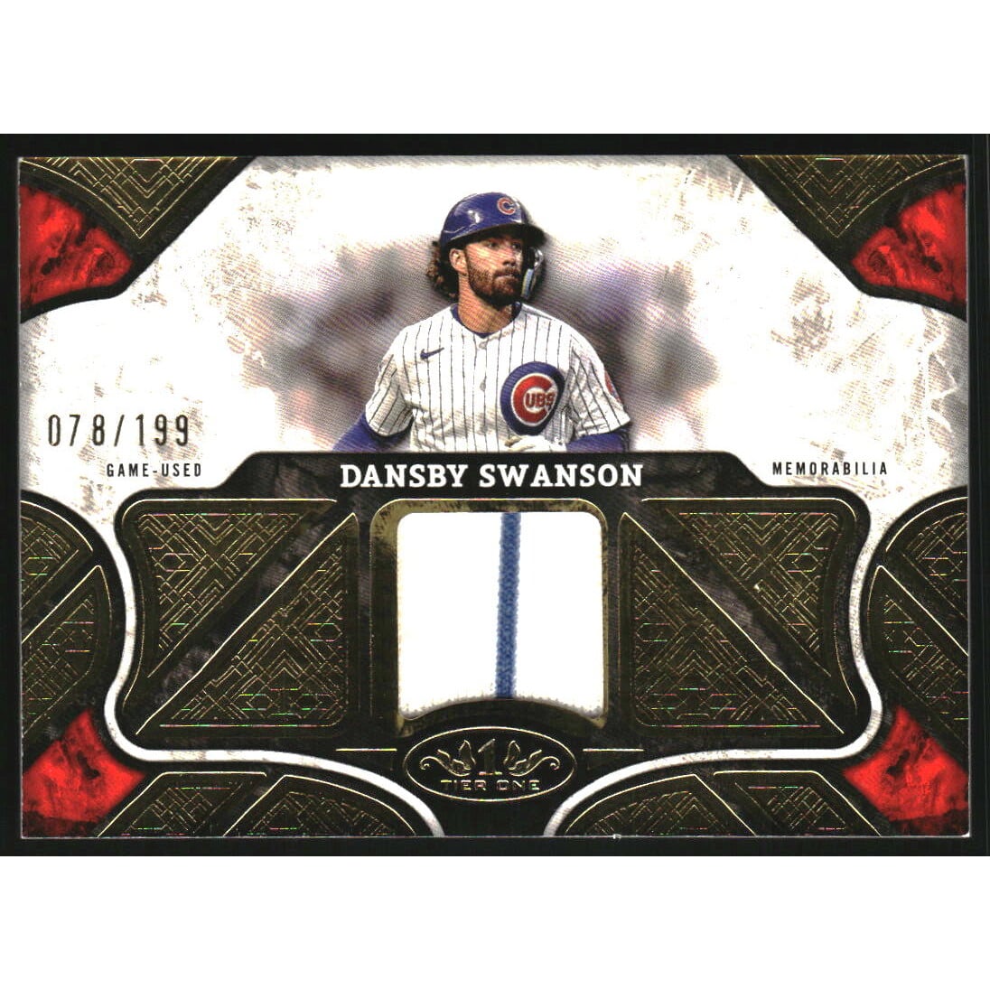 2025 Topps Tier One Relics #T1RDS Dansby Swanson
