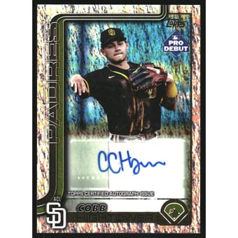 2025 Topps Pro Debut Autographs Sparkle Foil #PD75 Cobb Hightower