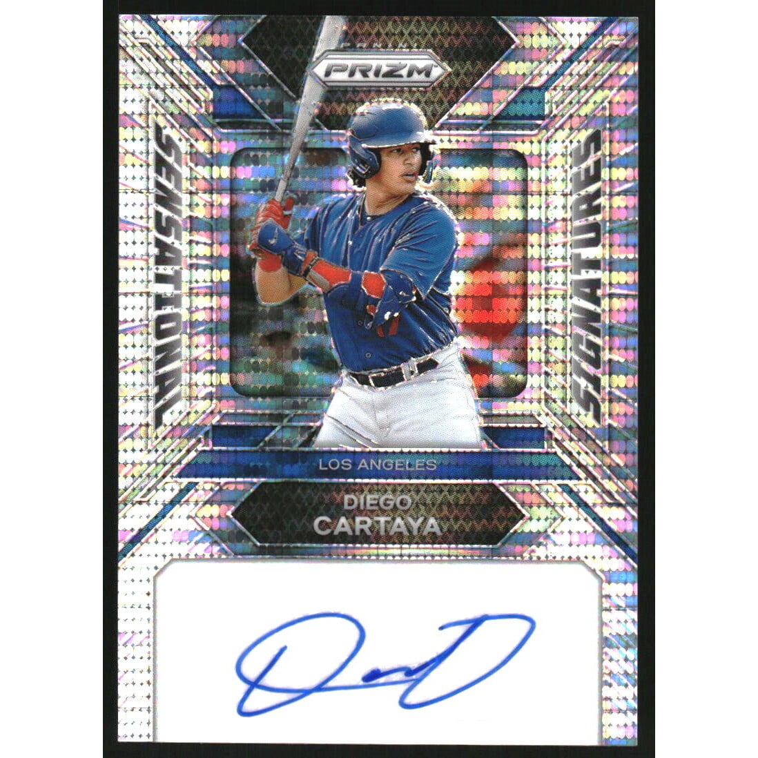 2024 Panini Prizm Sensational Signatures Prizms Pulsar #83 Diego Cartaya