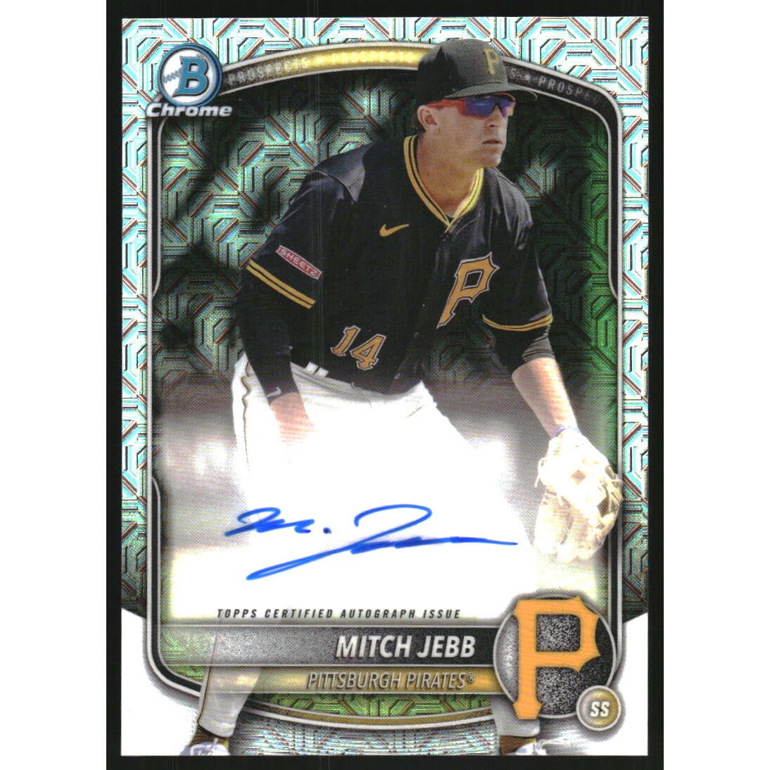 2025 Bowman Chrome Mega Box Prospect Autographs #BMAMJ Mitch Jebb