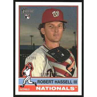 2025 Topps Heritage Bicentennial #517 Robert Hassell III
