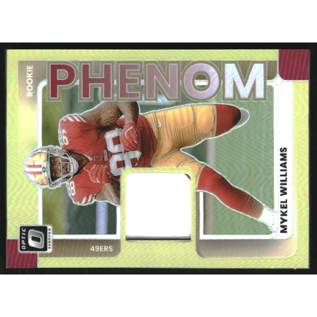 2025 Donruss Optic Rookie Phenoms Neon Yellow #30 Mykel Williams 2025 Donruss Optic Rookie Phenoms Neon Yellow #30 Mykel Williams