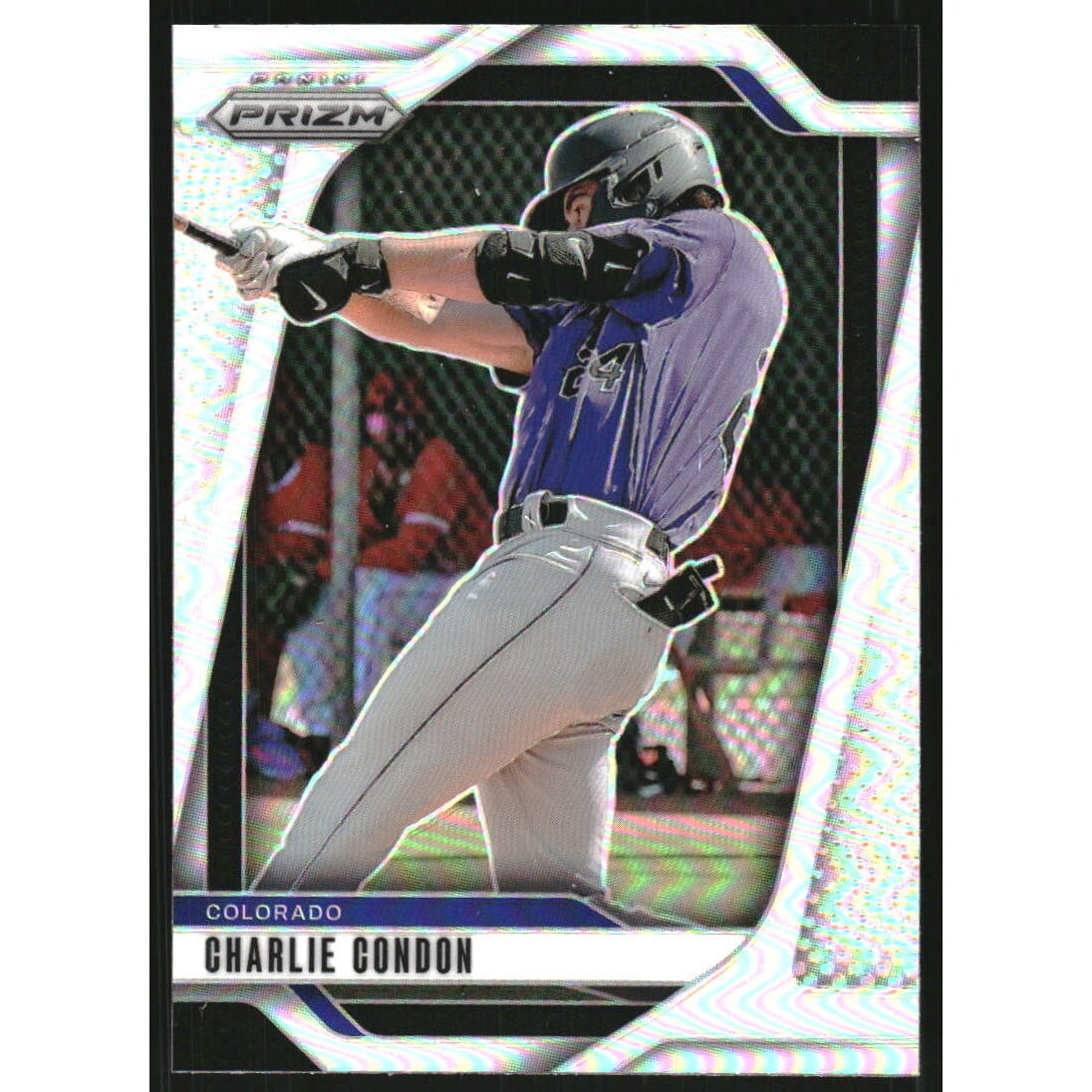2025 Panini Prizm Prizms Silver #142 Charlie Condon