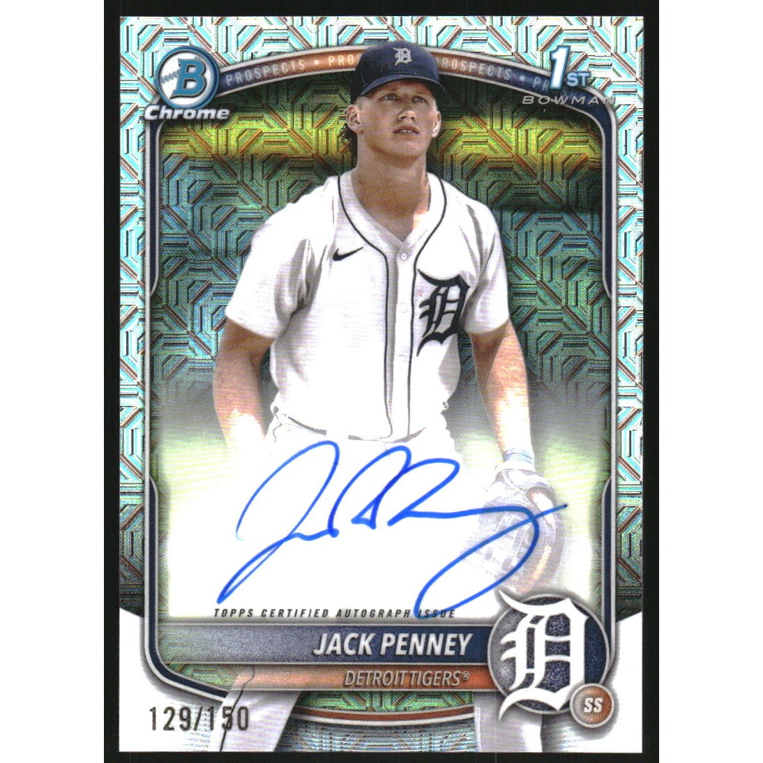 2025 Bowman Chrome Prospect Autographs HTA Choice Refractors #CPAJPY Jack Penney