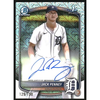 2025 Bowman Chrome Prospect Autographs HTA Choice Refractors #CPAJPY Jack Penney