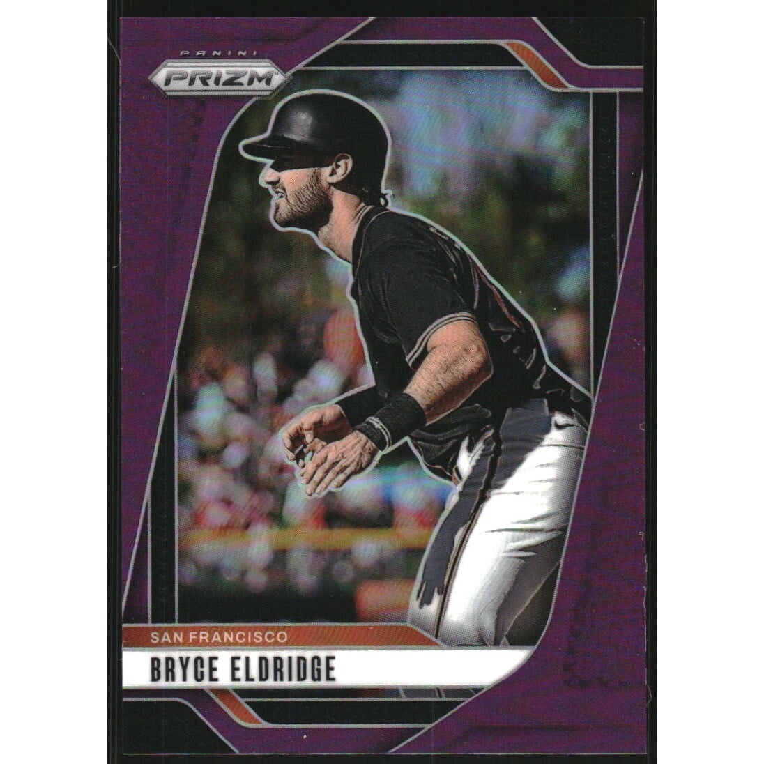 2025 Panini Prizm Prizms Purple #37 Bryce Eldridge