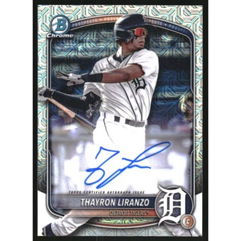 2025 Bowman Chrome Mega Box Prospect Autographs #BMATL Thayron Liranzo