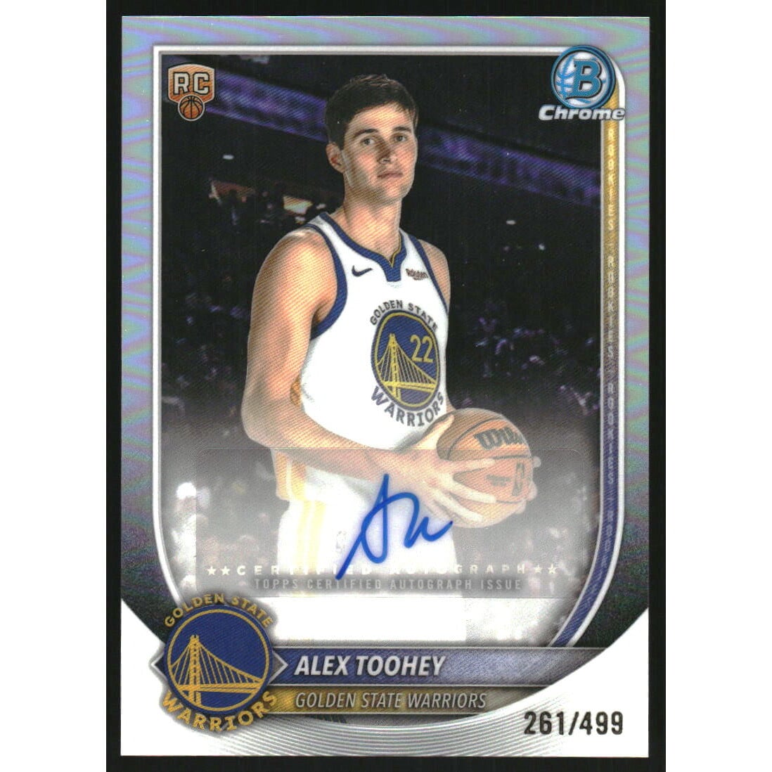 2025-26 Bowman Chrome Autographs Refractors #BCAAO Alex Toohey