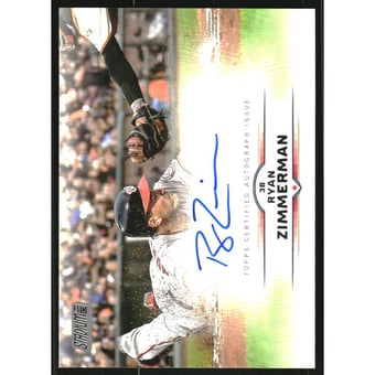 2025 Stadium Club Autographs #SCBARZ Ryan Zimmerman