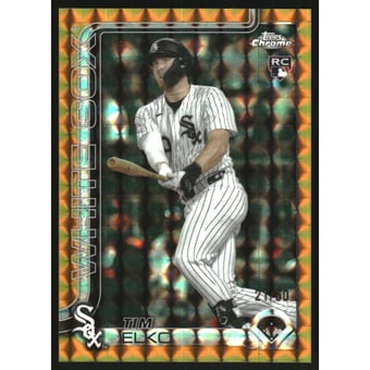 2025 Topps Chrome Update Gold Geometric Refractors #USC79 Tim Elko
