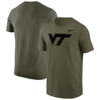 Men's Nike Olive Virginia Tech Hokies Military T-Shirt