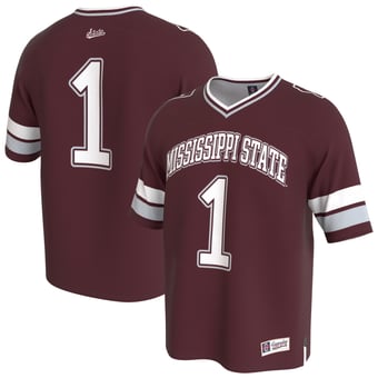 Unisex GameDay Greats Maroon Mississippi State Bulldogs Lightweight Collegiate Football Fashion Jersey