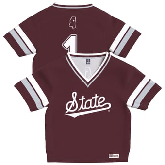 Infant GameDay Greats Maroon Mississippi State Bulldogs Lightweight Collegiate Football Fashion Jersey