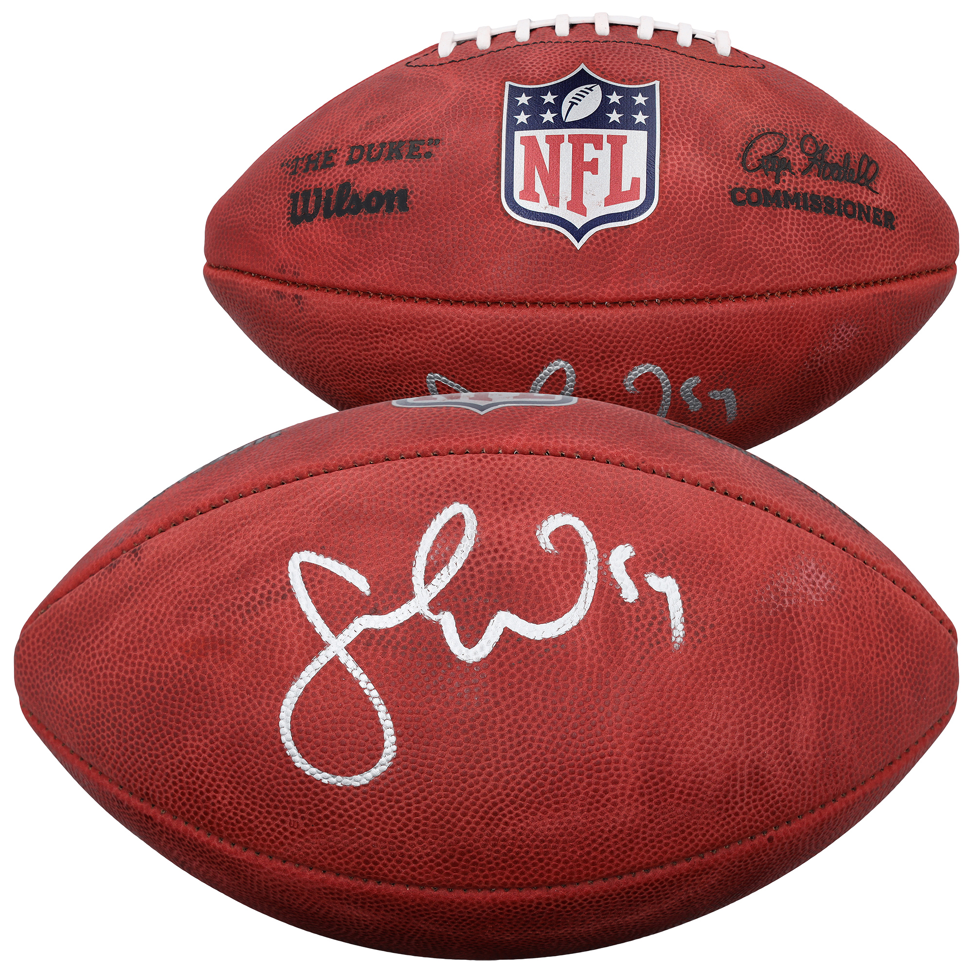 Fred Warner San Francisco 49ers Autographed Duke Full Color Football