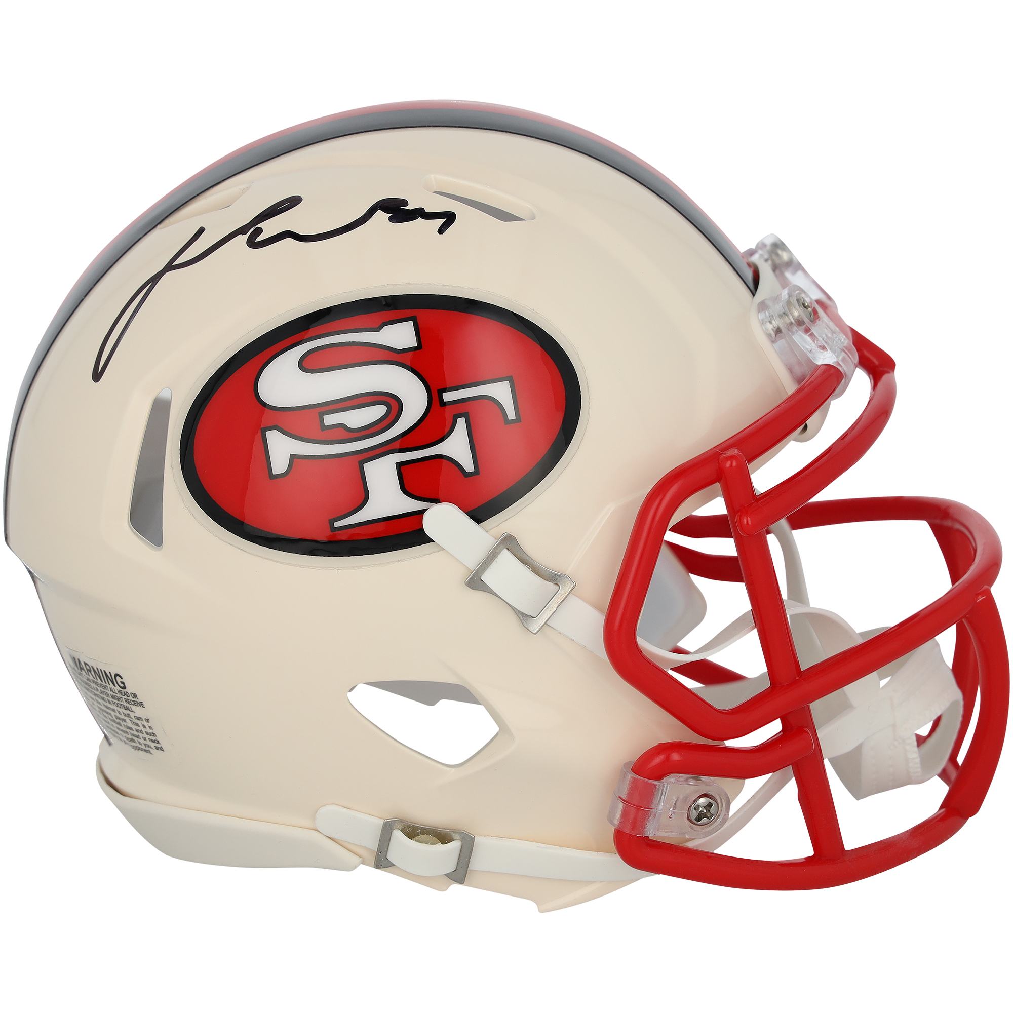 Fred Warner San Francisco 49ers Autographed Riddell Retro Speed Mini Helmet