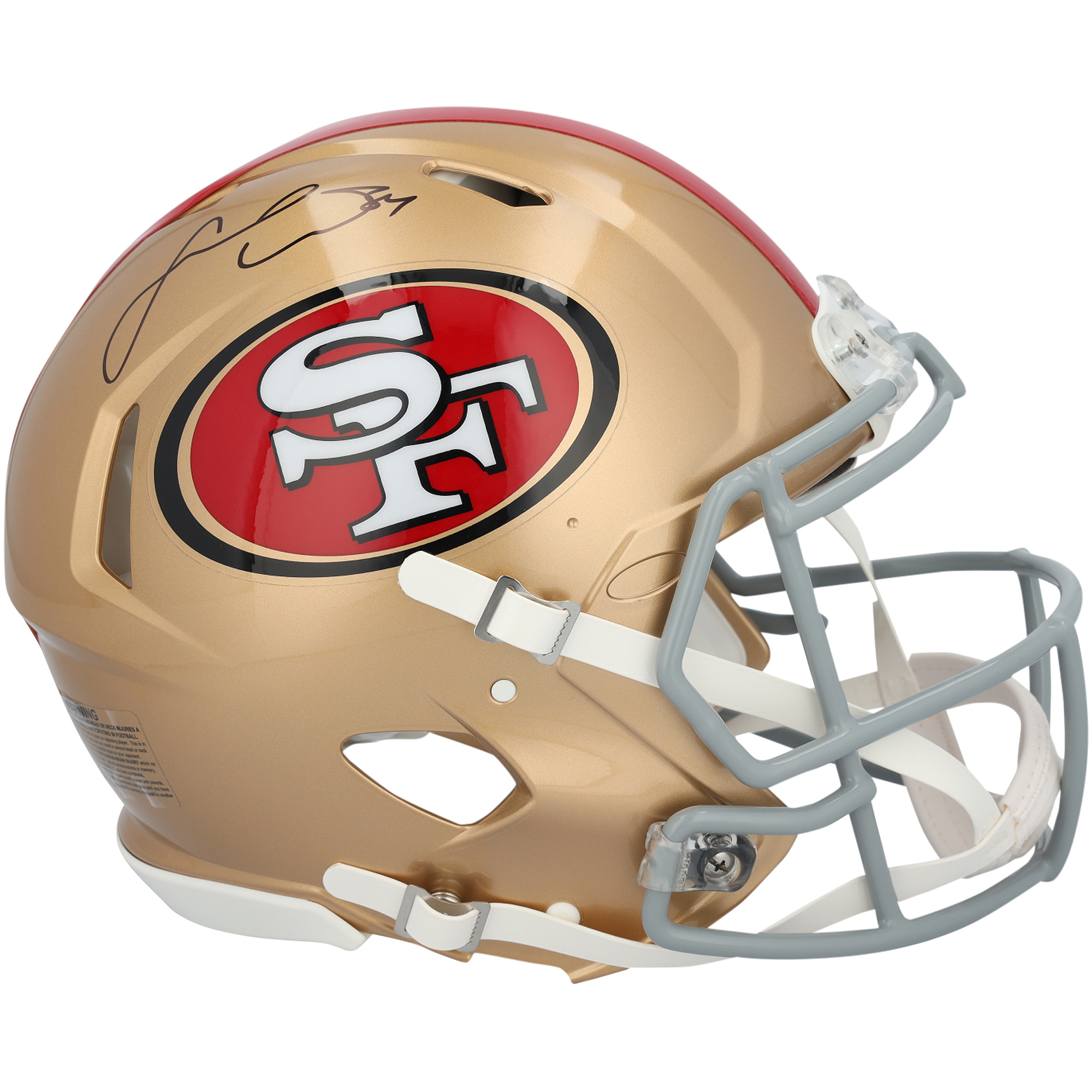 Fred Warner San Francisco 49ers Autographed Riddell 80th Anniversary Speed Authentic Helmet