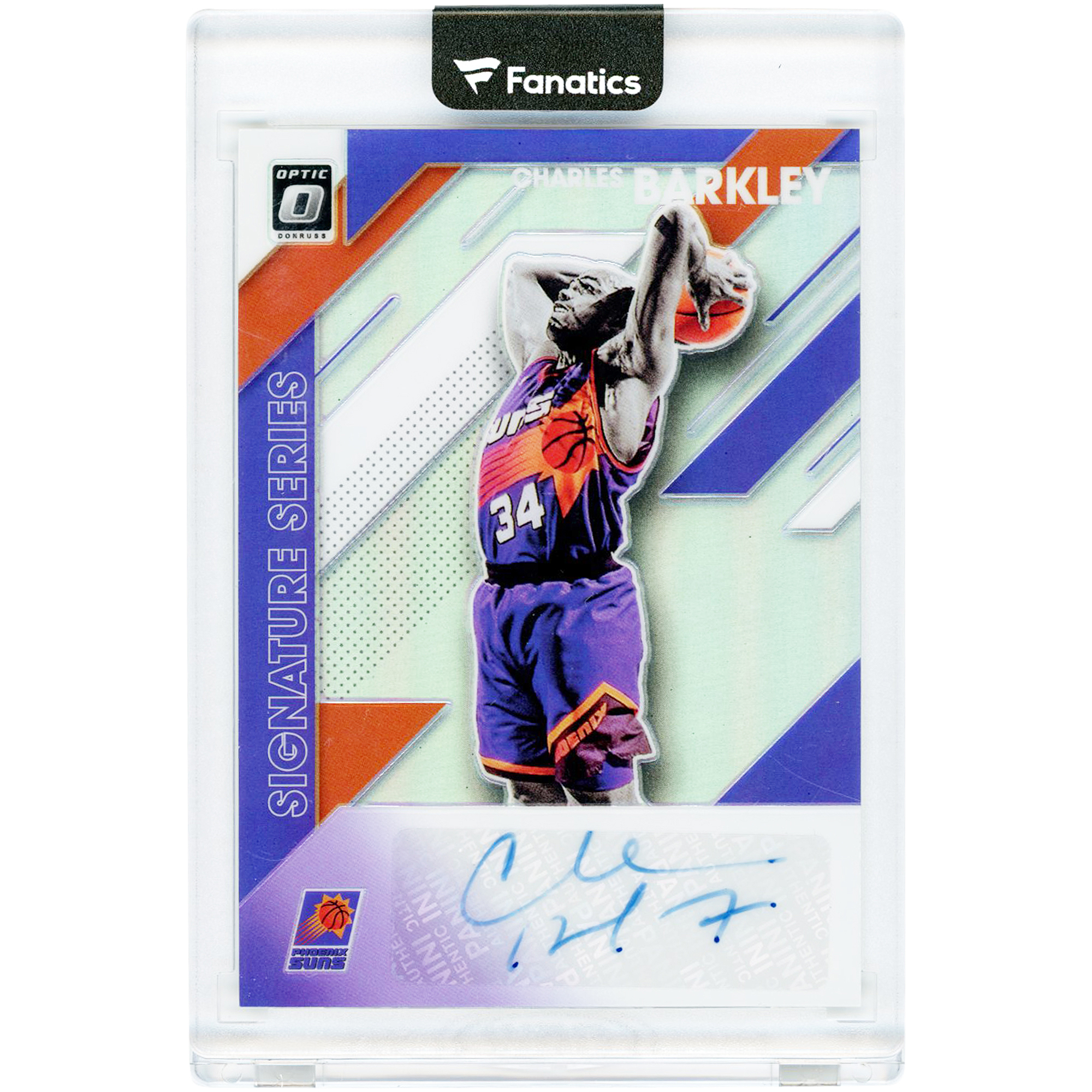 Charles Barkley Phoenix Suns Autographed 2019-20 Panini Donruss Optic Signature Series #SS-CBK Card