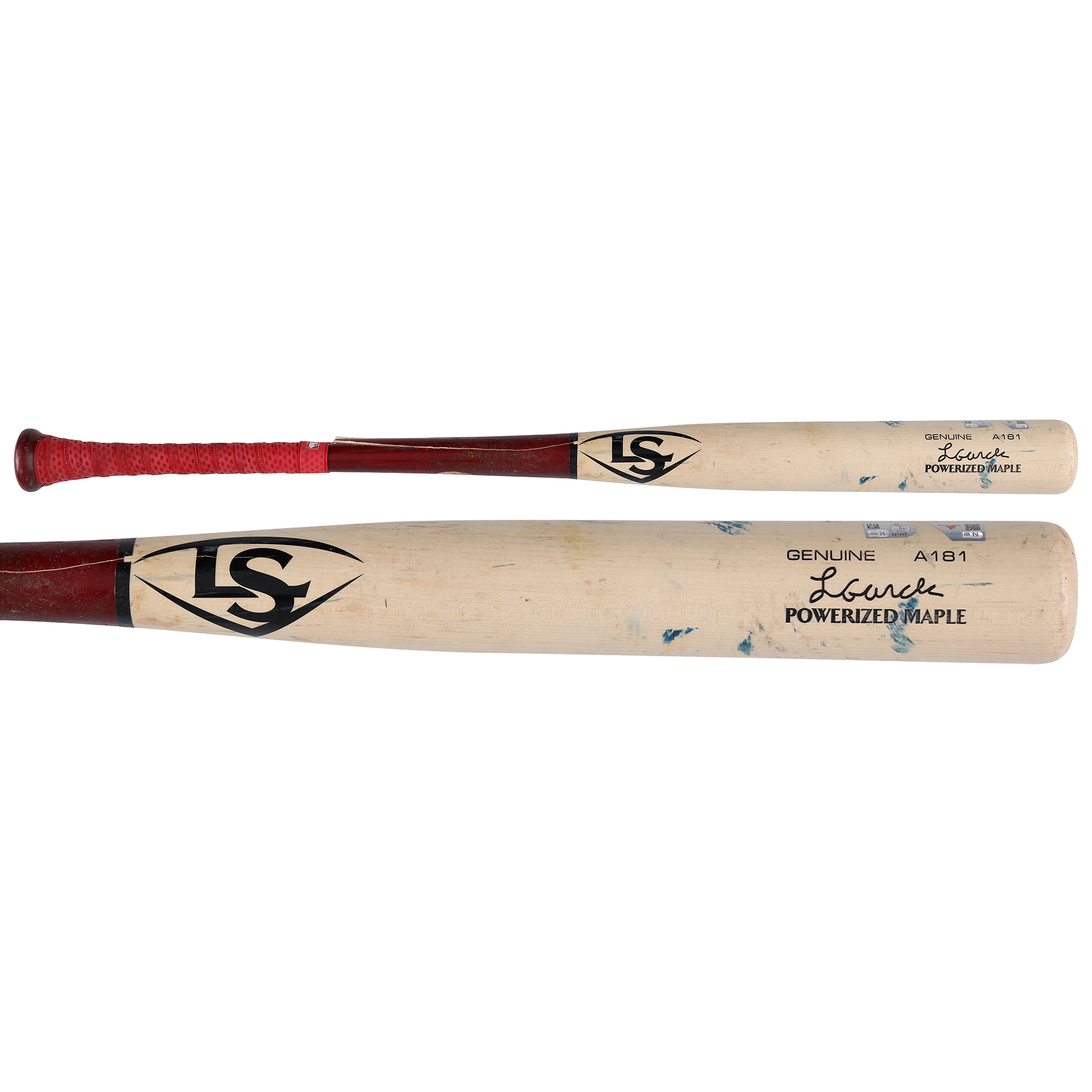 Jorbit Vivas Washington Nationals Game-Used Tan Louisville Slugger Broken Bat vs. Philadelphia Phillies on August 4, 2026
