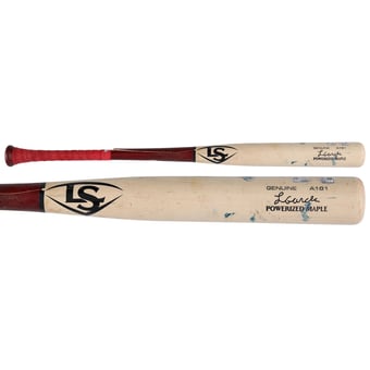 Jorbit Vivas Washington Nationals Game-Used Tan Louisville Slugger Broken Bat vs. Philadelphia Phillies on August 4, 2026