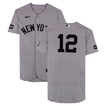 Trent Grisham New York Yankees Game-Used #12 Gray Jersey vs. Chicago Cubs on August 2, 2026