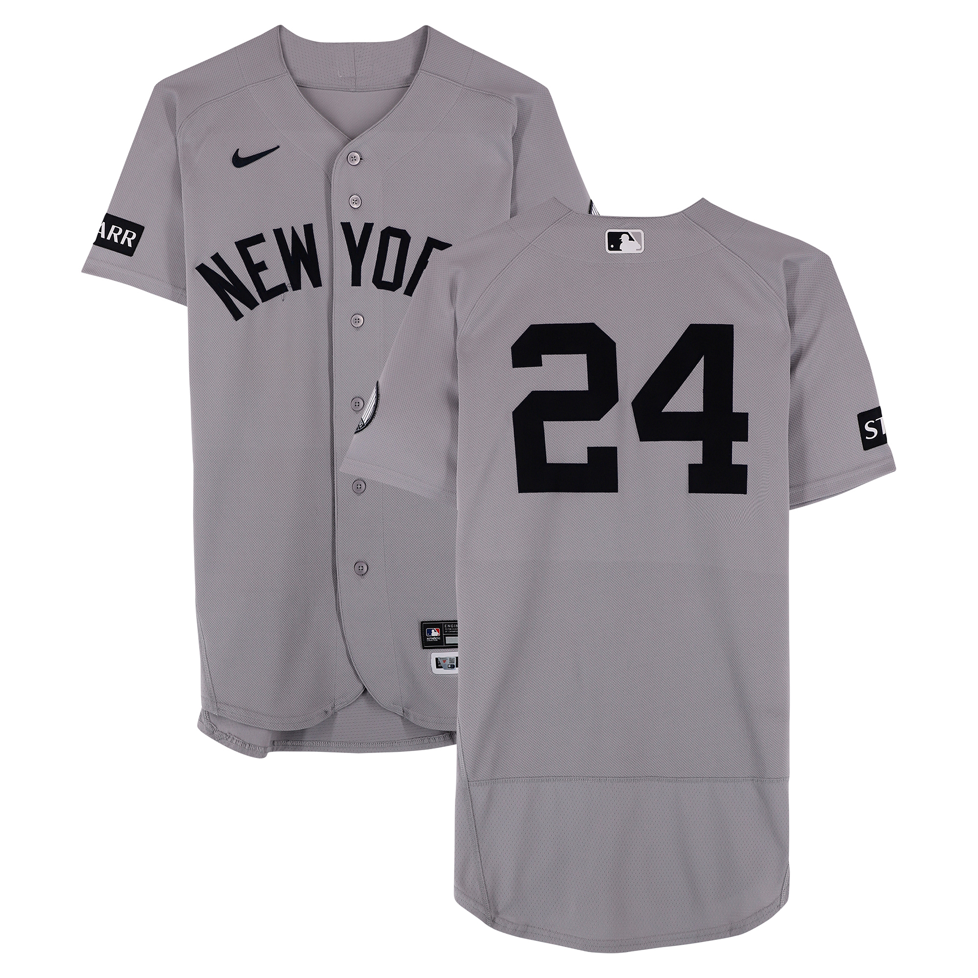 Jasson Domínguez New York Yankees Game-Used #24 Gray Jersey vs. Chicago Cubs on August 2, 2026