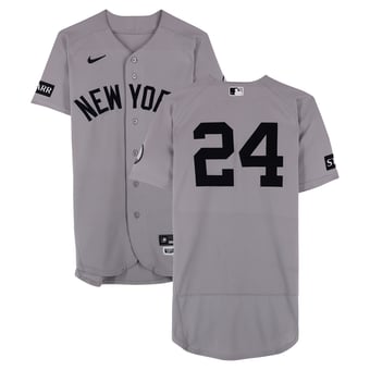 Jasson Domínguez New York Yankees Game-Used #24 Gray Jersey vs. Chicago Cubs on August 2, 2026