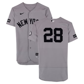 Austin Wells New York Yankees Game-Used #28 Gray Jersey vs. Chicago Cubs on August 2, 2026