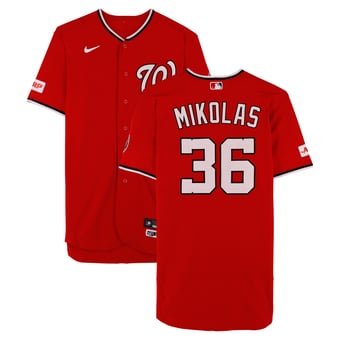 Miles Mikolas Washington Nationals Game-Used #36 Red Jersey vs. Los Angeles Dodgers on April 5 and vs. Baltimore Orioles on May 17, 2026
