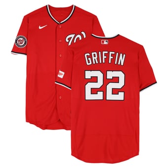 Foster Griffin Washington Nationals Player-Issued #22 Red Jersey from the 2026 MLB Season