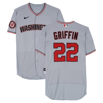 Foster Griffin Washington Nationals Player-Issued #22 Gray Jersey from the 2026 MLB Season