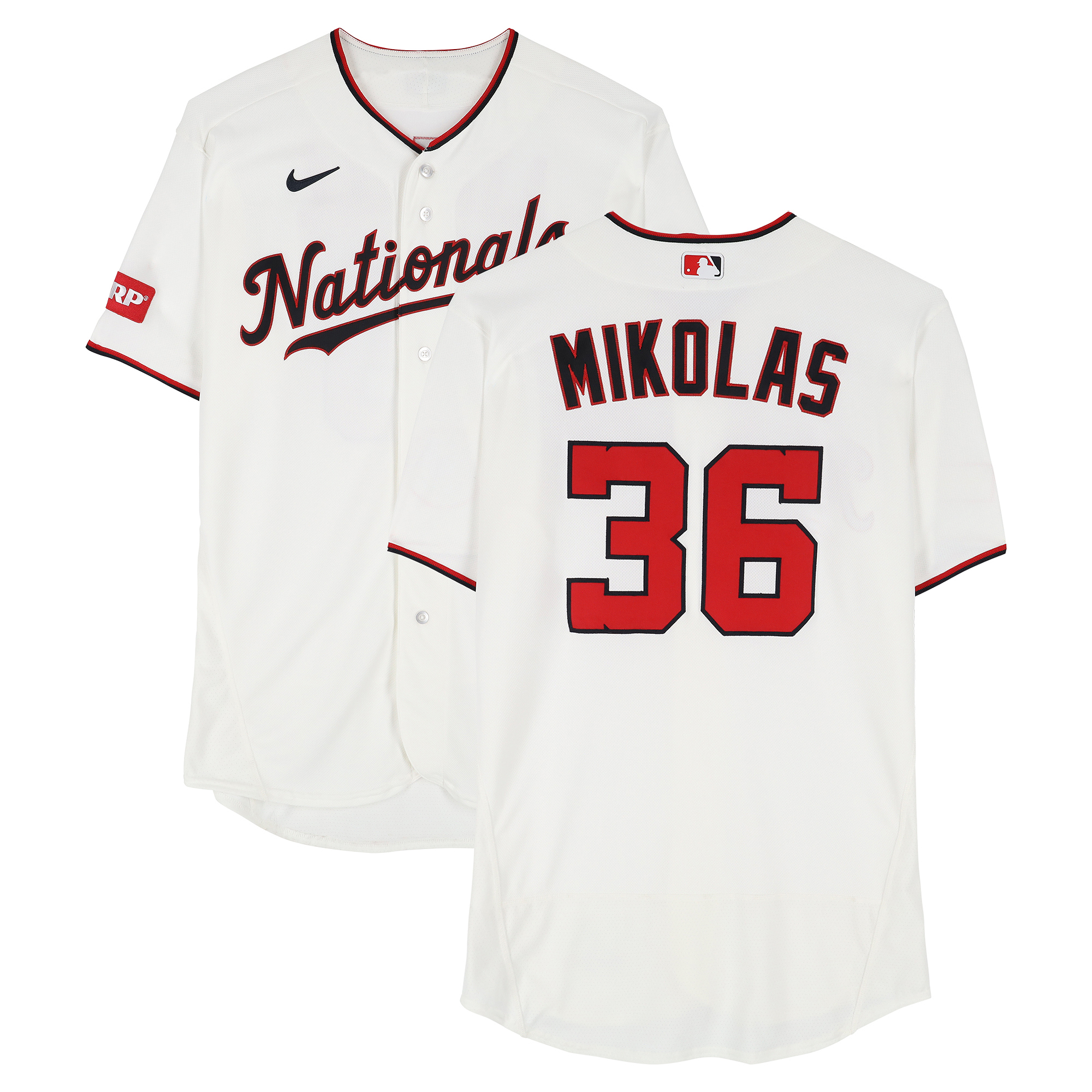 Miles Mikolas Washington Nationals Player-Issued #36 Jersey from the 2026 MLB Season