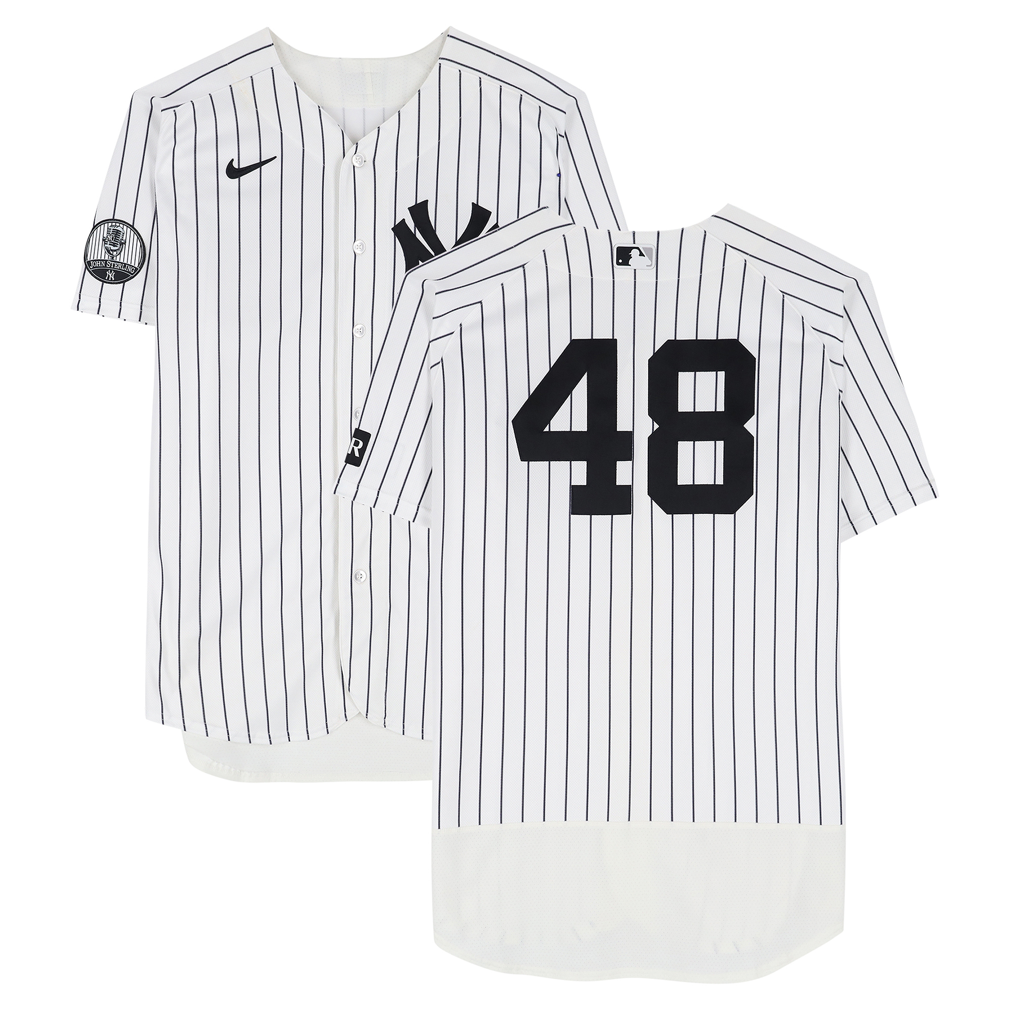 Paul Goldschmidt New York Yankees Player-Worn #48 White Pinstripe Jersey vs. Seattle Mariners on August 13, 2026