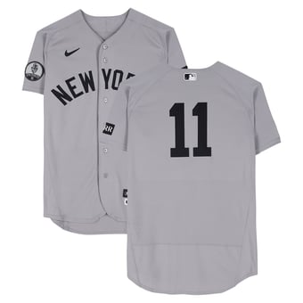 Anthony Volpe New York Yankees Player-Worn #11 Gray Jersey vs. Chicago Cubs on August 2, 2026