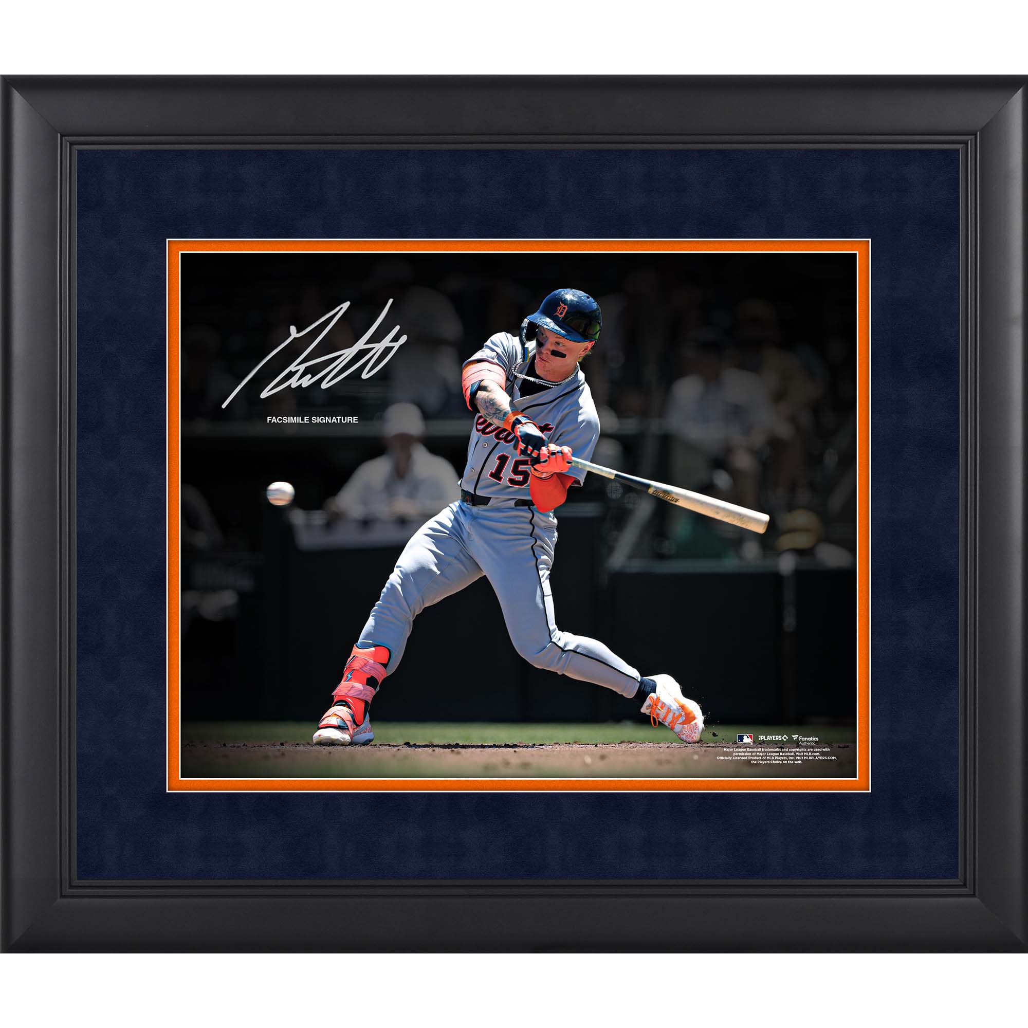 Max Clark Detroit Tigers Facsimile Signature Framed 11" x 14" Spotlight Photograph