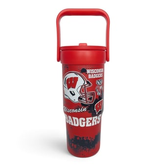 Pegasus Wisconsin Badgers 32oz. Conference Commotion Stainless Steel ProCarry Tumbler